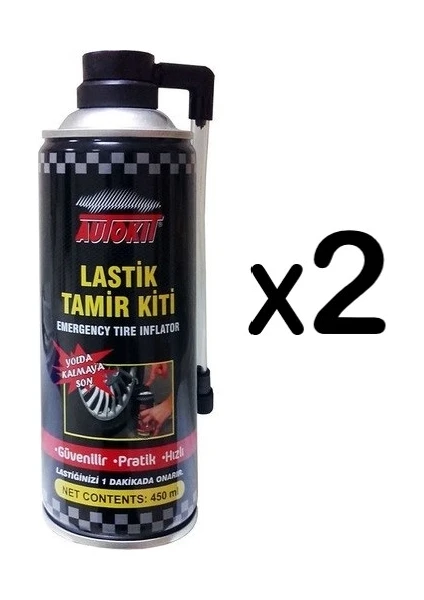 Lastik Tamir Kiti Sprey (2Adet)