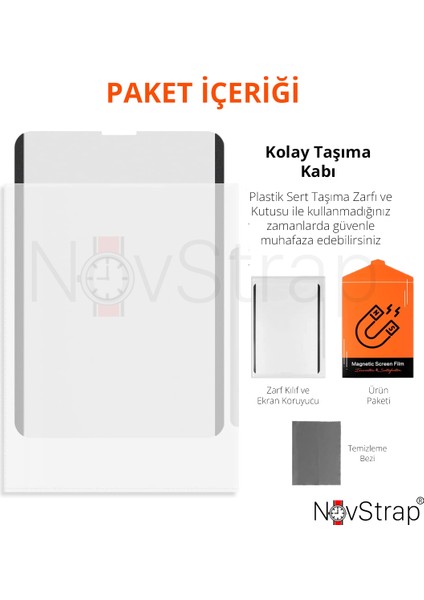 Apple iPad 10. Nesil 10.9" ile Uyumlu Magnet Mıknatıslı Tak Çıkar Paper Like Ekran Koruyucu