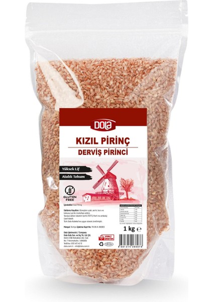 Ata Tohum Derviş Pirinci Kızıl Pirinç 1 kg