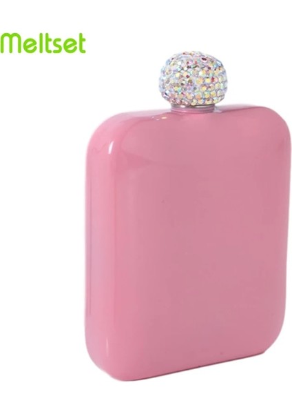 5 Oz Pembe Yuvarlak 5/6 Oz Paslanmaz Çelik Cep Şişesi Tam Elmas Kadın Şişesi Alkol Taşınabilir Küçük Viski Şarap Şişesi Nedime Hediyesi (Yurt Dışından) fiyatları