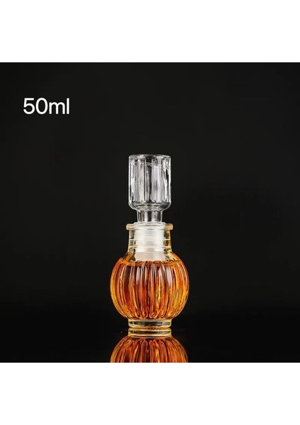 A09 50 ml Viski Cam Likör Şişesi Kapaklı Sevimli Düğün Hediyesi Favor Alkol Şarap Lüks Fransız Oyma Parfüm Mini Bal Kavanoz (Yurt Dışından)