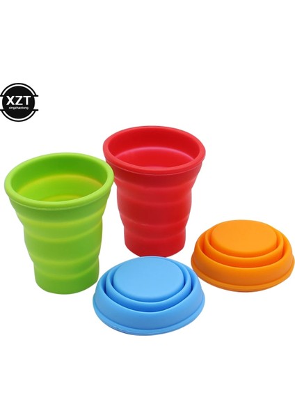 O Kapaksız Taşınabilir Katlanır Cam Silikon Bardak Geri Çekilebilir Kupa Açık Seyahat Için Yüksek Sıcaklığa Dayanıklı Gıda Sınıfı Su Bardağı 200 ml (Yurt Dışından) fırsatları