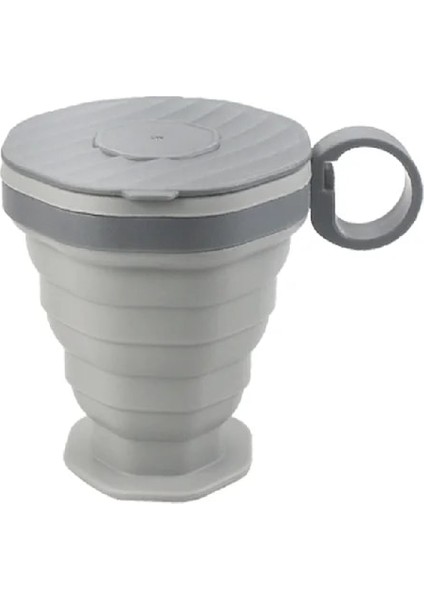 Gri Stil 2 75/150/250 ml Paslanmaz Çelik Katlanır Bardak Kamp Tencere Geri Çekilebilir Bardak Çay Fincanı Teaware Kamp Eşyaları Sofra Katlanmış Bardak (Yurt Dışından)