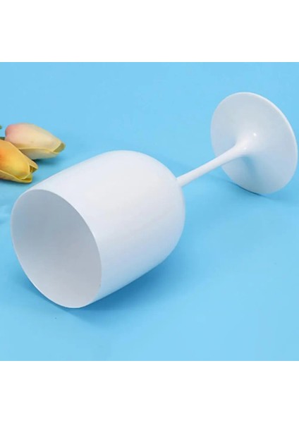 Beyaz 400-600ML 480 ml Şarap Bardağı Darbeye Dayanıklı Yüksek Stabilite Plastik Vintage Stil Romantik Şampanya Parti Malzemeleri Bar Drinkware Cozinha Soğutucu (Yurt Dışından) indirimleri