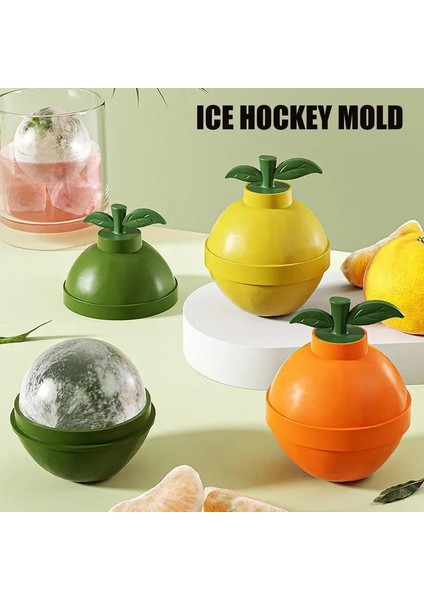 Limon Sarısı 1 Pc Yaratıcı Buz Topu Kalıp Soğutma Kokteyl Kalıp Viski Küresel Buz Küpü Ampuller Ev Yapımı Buz Küpü Yapımı Artefakt (Yurt Dışından) fiyatları