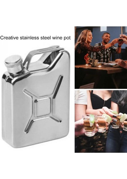 1 Pc Taşınabilir Yüksek Kaliteli Şarap Viski Pot Şişe Hip Mataralar Tiryakisi Alkol Şişesi Drinkware Paslanmaz Çelik (Yurt Dışından) modelleri