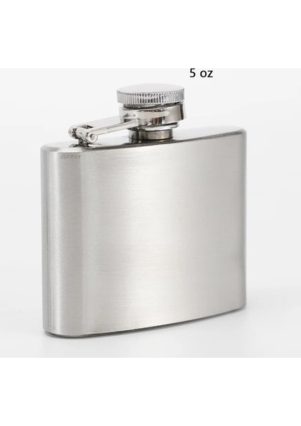 5 Oz 1-12 Oz Paslanmaz Çelik Cep Şişesi Huni ile Cep Cep Şişesi Alkol Viski Cep Şişesi Vidalı Kapak Taşınabilir Drinkware Barware (Yurt Dışından)