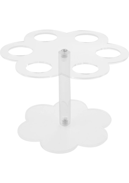 1 Adet 6 Delik Akrilik Dondurma Koni Standı Tutucu Şeffaf (Yurt Dışından)