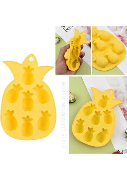 Ananas W3JA Içecekler Kokteyller Ananas Flamingolar Dondurma Makinesi Kalıp Kek Dekorları Kalıp (Yurt Dışından)