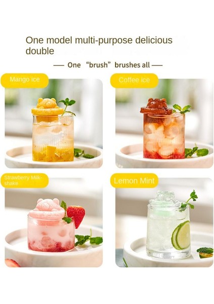 Pembe Dondurulmuş Buz Buz Hokeyi Kalıp Gıda Ev Buz Küpleri Makinesi Yeniden Kullanılabilir Kendinden Yapılmış Ayı Buz Kalıbı Kolay Kalıptan Çıkarma Silikon Ayı Şekli (Yurt Dışından) modelleri