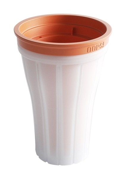 Turuncu Yaz Sıkmalı Smoothie Bardağı Ev Yapımı Milkshake Şişesi Hap Geçirmez Tutam Hızlı Soğutma Sihirli Bardak 150 ml Dondurma Slushy Maker (Yurt Dışından)