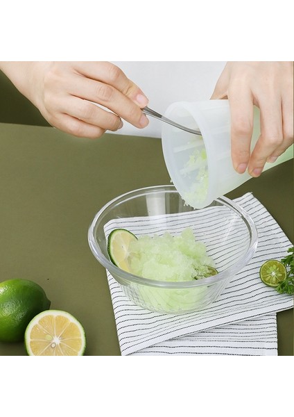 Turuncu Yaz Sıkmalı Smoothie Bardağı Ev Yapımı Milkshake Şişesi Hap Geçirmez Tutam Hızlı Soğutma Sihirli Bardak 150 ml Dondurma Slushy Maker (Yurt Dışından)