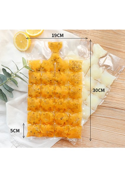 C-1pc Funne 30 Adet/paket Tek Kullanımlık Buz Yapma Çanta Buz Küpü Tepsi Kalıp Buz Kalıp Buz Kalıbı Yaz Dıy Içme Aracı Mutfak Aletleri (Yurt Dışından) fırsatları