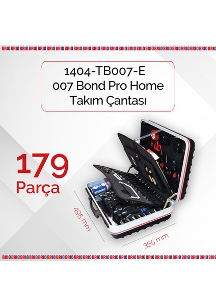 Takım Çantası 007 Bond Pro Home 179 Parça fiyatları
