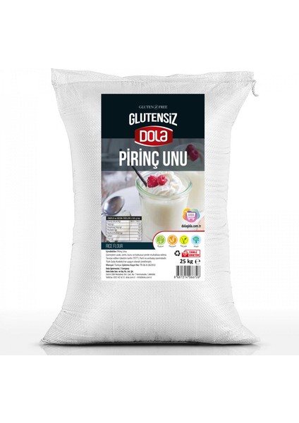 Glutensiz Pirinç Unu 25 kg