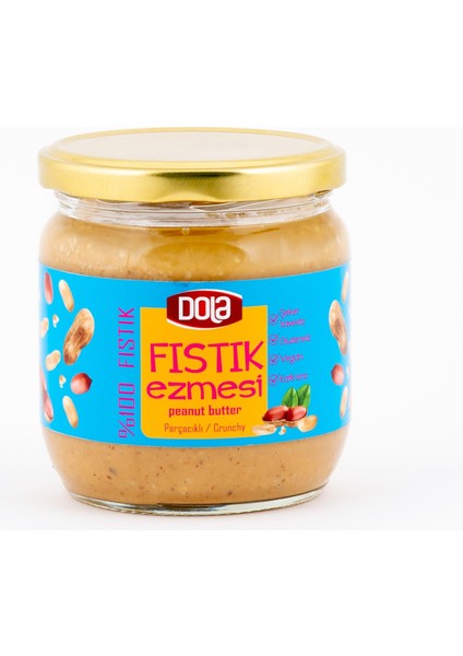 Fıstık Ezmesi Fıstık Parçacıklı Glutensiz 350 gr