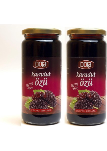 Karadut Özü 640 g 2 Adet Glutensiz, Soğuk Pres, Şeker İlavesiz