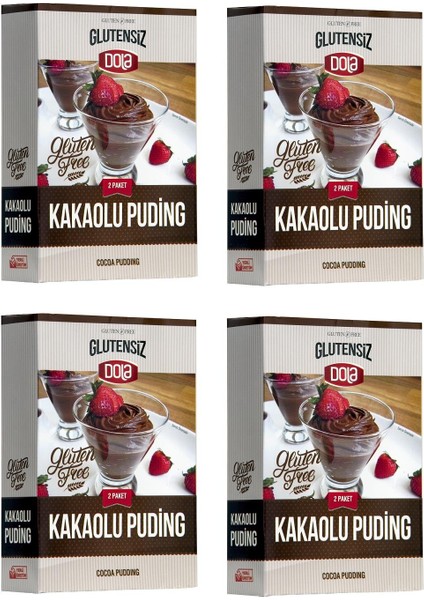 Glutensiz Kakaolu Puding 230 gr x 4'lü