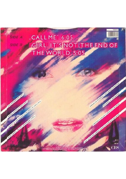 Call Me - Spagna* – Italia Disco Vinly Plak Alithestereo