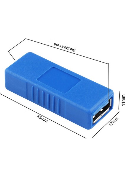 Usb 3.0 dişi dişi çevirici adaptör usb 3.0 birleştirici adaptör