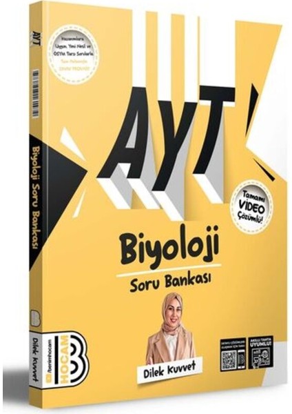 2024 AYT Biyoloji Tamamı Video Çözümlü Soru Bankası