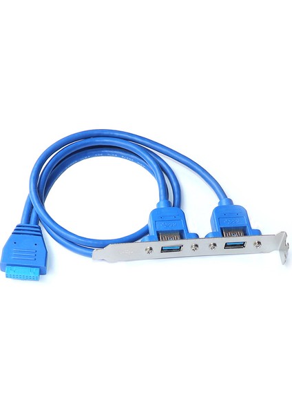 19 pin USB 3.0 arka Panel genişleme braketi 2 port usb çoklayıcı