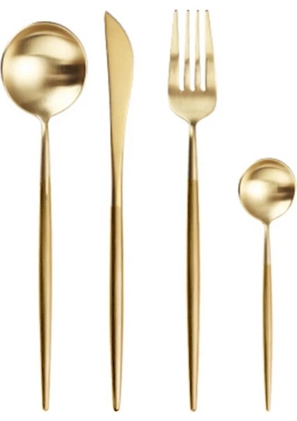 YF3SILVER1SET Yemek Takımı Altın Çatal Bıçak Kaşık Seti 304 Paslanmaz Çelik Lüks Sofra Takımı Ev Gümüş Çatal Kaşık Bıçak Mutfak Yemeği Seti Dropshipping (Yurt Dışından)