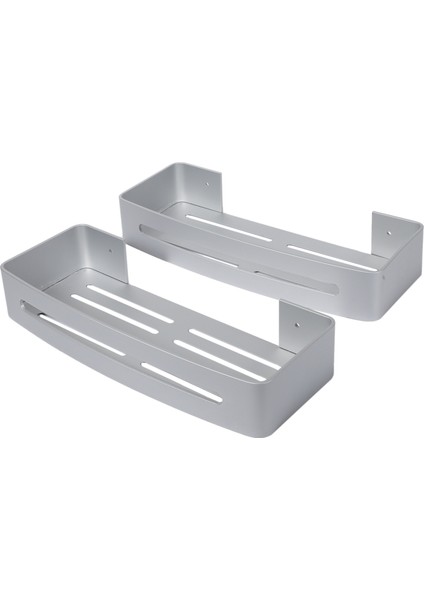 2 Adet Uzay Alüminyum Banyo Köşe Rafı Kozmetik Raf Duvara Monte Depolama Rafı Banyo Havlusu Askısı Tuvalet Çok Fonksiyonlu Depolama Rafı Kanca (Yurt Dışından) fiyatları