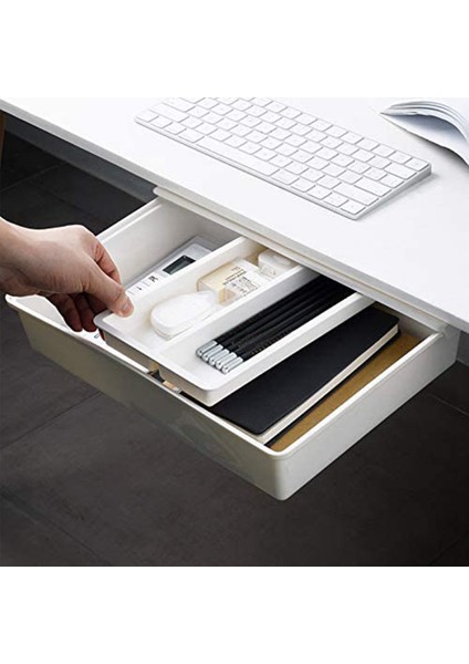 Ofis Basit Çekmece Saklama Kutusu Masa Altında Depolama Dolabı Enkaz Depolama Saklama Kutusu Ofis Masası Çekmece Saklama Kutusu (Yurt Dışından) fiyatları