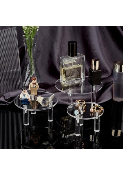 3 Paket Akrilik Takı Kozmetik Ekran Standı Takı Headdress Takı Kozmetik Ekran Standı (Yurt Dışından) indirimleri