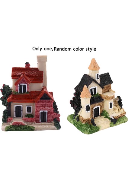 Sevimli Mini Reçine Ev Minyatür Ev Peri Bahçe Peyzaj Ev Bahçe Dekorasyonu Reçine El Sanatları 4 Stilleri Renk Rastgele (Yurt Dışından) fiyatları