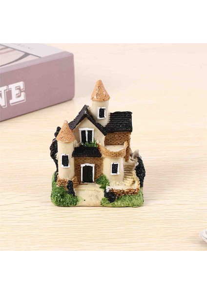 Sevimli Mini Reçine Ev Minyatür Ev Peri Bahçe Peyzaj Ev Bahçe Dekorasyonu Reçine El Sanatları 4 Stilleri Renk Rastgele (Yurt Dışından) fırsatları