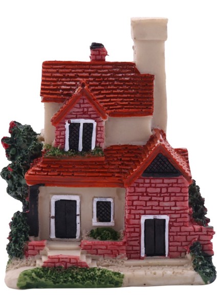Sevimli Mini Reçine Ev Minyatür Ev Peri Bahçe Peyzaj Ev Bahçe Dekorasyonu Reçine El Sanatları 4 Stilleri Renk Rastgele (Yurt Dışından) indirimleri