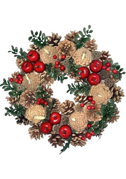 Noel Çelengi, Mum Yüzüğü, Düğün Partisi Için Ev Dekorasyonu Oturma Odası Yemek Masası Dolabı, Tatil Görüntüleri (Yurt Dışından)