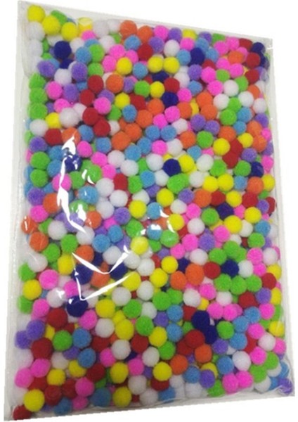 2000 Adet 1 cm Ponpon Yumuşak Ponpon Yün Topu Giyim Dikiş Kumaş Malzemeleri Düğün Ev Dekorasyon (Yurt Dışından)