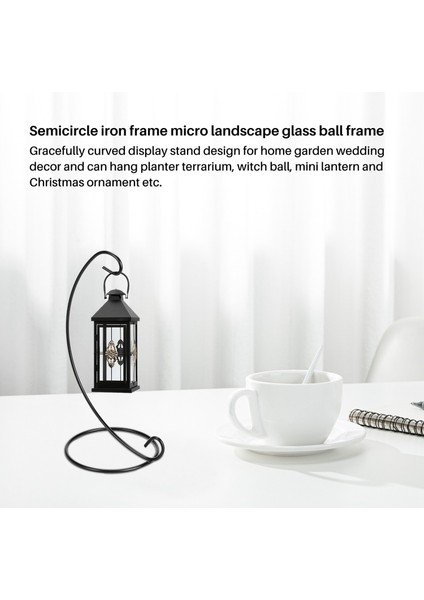 12 Paket Süs Ekran Standı Tutucu, Küre Hava Tesisi Asmak Için 9 Inç Boyunda Asılı Raf, Teraryum Tesisi, Biblo Ev Partisi Düğün El Sanatları Için Cadı Topu Standı (Yurt Dışından) fırsatları