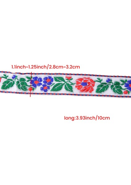 Çiçek Jakarlı Şerit Trim, Dikiş Dokuma Jakarlı Şerit Vintage Dekor Trim Stil A Için Işlemeli Dantel Şerit Kumaş (Yurt Dışından) fırsatları