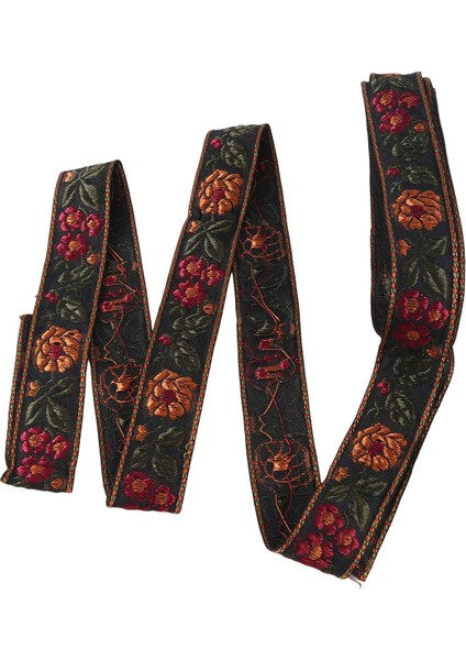 Çiçek Jakarlı Şerit Trim, Dikiş Dokuma Jakarlı Şerit Vintage Dekor Trim Stil B Için Işlemeli Dantel Şerit Kumaş (Yurt Dışından) modelleri