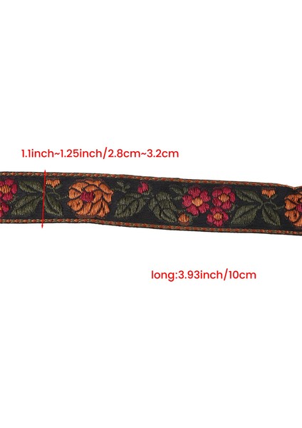 Çiçek Jakarlı Şerit Trim, Dikiş Dokuma Jakarlı Şerit Vintage Dekor Trim Stil B Için Işlemeli Dantel Şerit Kumaş (Yurt Dışından) fırsatları