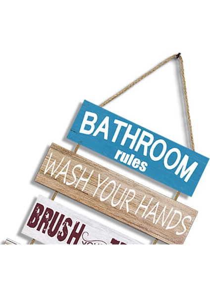 Ofis Banyo Için Ilham Verici Duvar Sanatı Dekor, Ahşap Rustik Asılı Motivasyon Duvar Sanatı Dekorasyon Burcu A (Yurt Dışından)