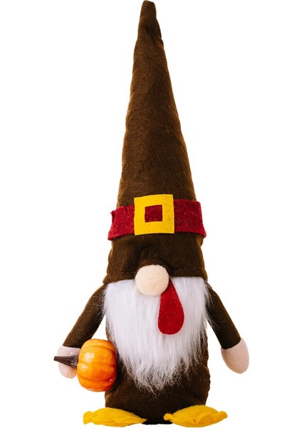 Dekorasyon Hasat Festivali Türkiye Yüzü Olmayan Rudolph Gnome Gnome Akçaağaç Yaprağı Bebekler Kabak (Yurt Dışından)
