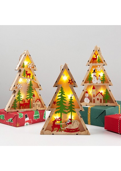 3 Adet Noel Ağacı Süslemeleri Parti Malzemeleri Dıy Noel Asılı Dekorasyon (Yurt Dışından) indirimleri