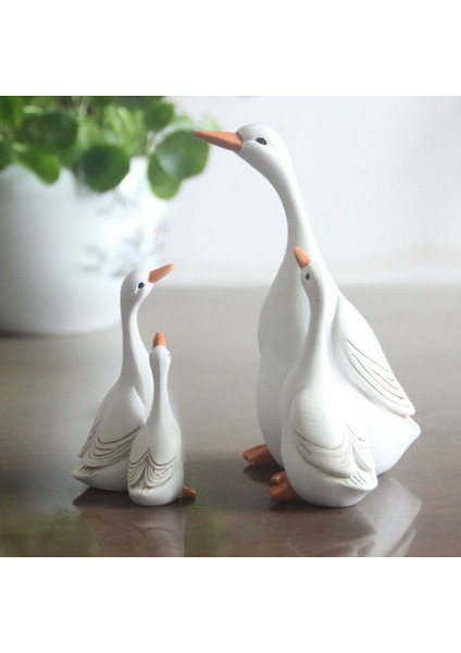 Bahçe Süsleri Simülasyon Anne-Kız Ördek Avlu Dekorasyon Mikro Peyzaj Süsler Reçine Zanaat Hediyeler A (Yurt Dışından) fiyatları