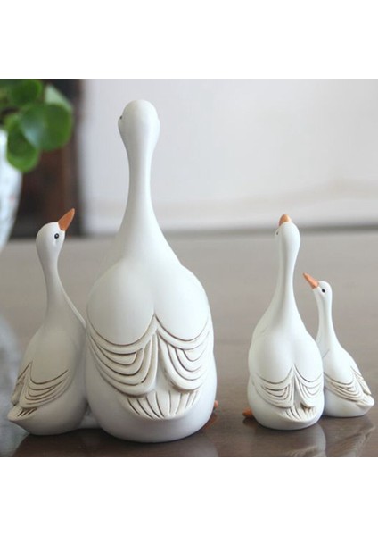 Bahçe Süsleri Simülasyon Anne-Kız Ördek Avlu Dekorasyon Mikro Peyzaj Süsler Reçine Zanaat Hediyeler A (Yurt Dışından) fırsatları