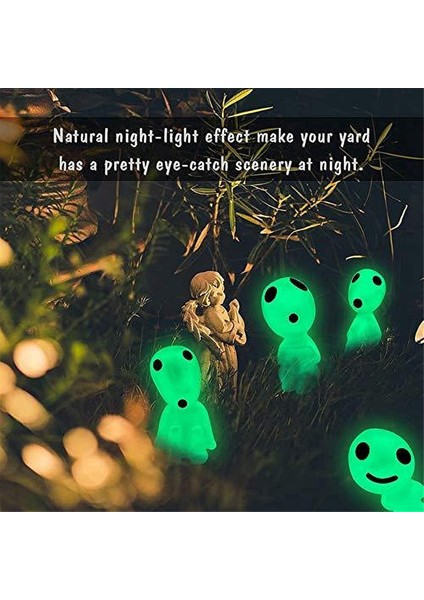 10 Adet Peri Bahçe Gnome Açık Minyatür Aydınlık Bahçe Hayalet Dekor Dış Karanlıkta Glow Patio Şekil (Yurt Dışından) fiyatları
