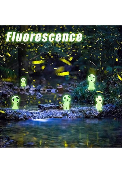 10 Adet Peri Bahçe Gnome Açık Minyatür Aydınlık Bahçe Hayalet Dekor Dış Karanlıkta Glow Patio Şekil (Yurt Dışından) modelleri