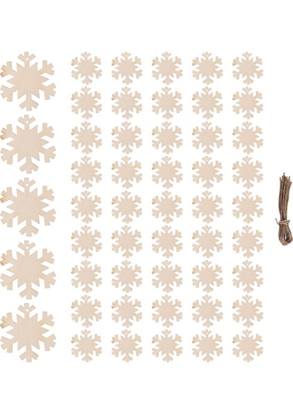 Noel Süslemeleri Kar Tanesi Ahşap Kesme Kar Tanesi Ahşap Cips Süslemeleri Boş Kar Tanesi Ahşap Süsler (Yurt Dışından) fiyatları