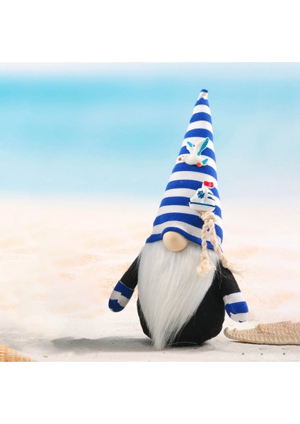 Okyanus Festivali Gnome Peluş Oyuncak Neyse Ki Okyanus Yüzü Olmayan Bebek Denizcilik Gnome Süs Ev Dekorasyon (Yurt Dışından) fırsatları