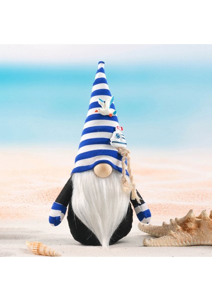 Okyanus Festivali Gnome Peluş Oyuncak Neyse Ki Okyanus Yüzü Olmayan Bebek Denizcilik Gnome Süs Ev Dekorasyon (Yurt Dışından) indirimleri