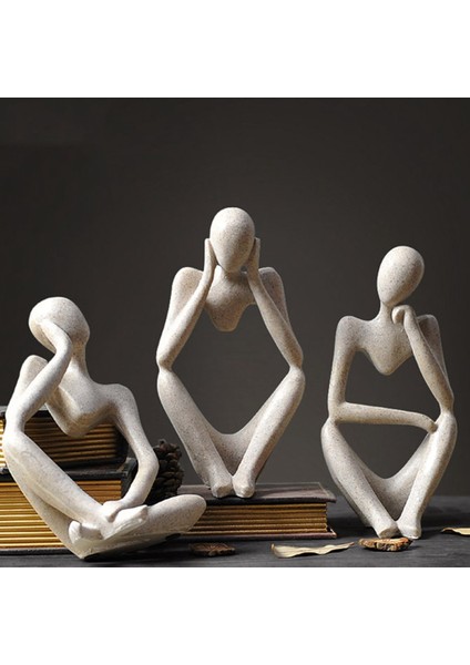 Soyut Heykel Heykel Iskandinav Reçine Karakter Heykelcik Avrupa Tarzı Ofis Ev Dekorasyon B (Yurt Dışından) fiyatları